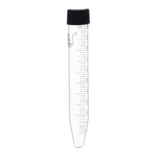 Eisco Labs 10ml Graduated Centrifuge Tube with Screw Cap - Borosilicate Glass