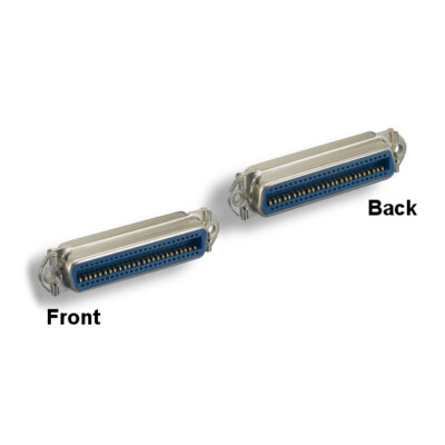 [x10] CN50 Female/Female Mini Adapter 50Pin Low Profile Changer Centronics SCSI