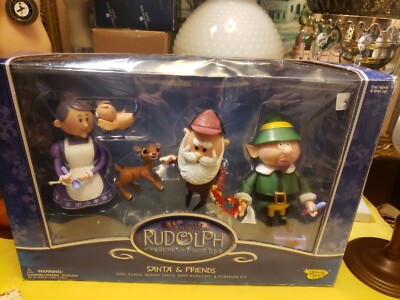  New Christmas Santa Rudolph Island of Misfit Toys Memory Lane Mrs Claus Elf MIB