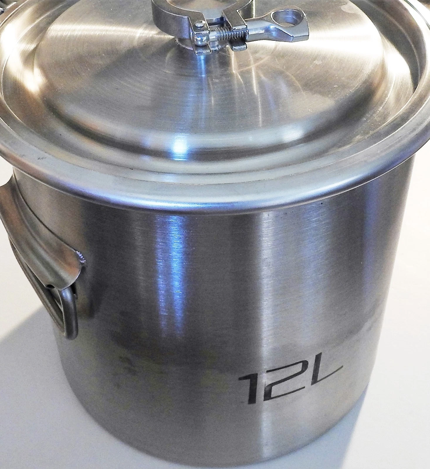 12L 3 Gallons Stainless Steel Storage Pot w Tri Clamp For Wine Distill