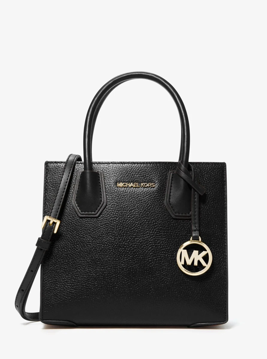 Michael Kors 35S1GM9M2L Mercer Medium Pebbled Leather Crossbody 