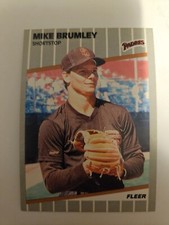 1989 FLEER MIKE BRUMLEY #302 NM