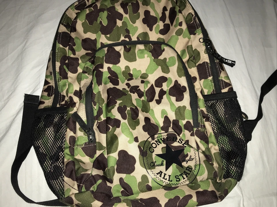 CONVERSE ALL STAR - Mens BACKPACK, Original Core, Sandy Camo Print - Image 2 of 4