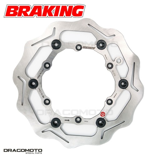 Flo Motorsports HD-801S Front Floating 11.8in Rotor - Silver - ROCO 4X4