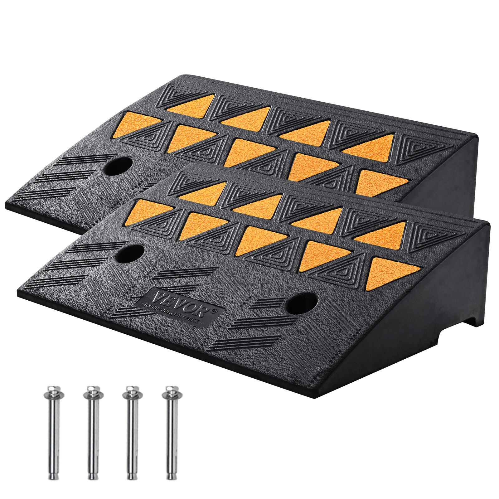 Finissez-en avec les marches : Rampe de trottoir VEVOR 12,7 cm en caoutchouc pour voiture et garage