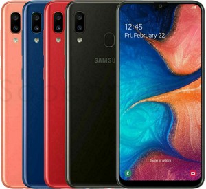 NEW Samsung Galaxy A20 32GB UNLOCKED 3GB RAM SM-A205G/DS Dual Sim  6.4"