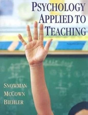 Psychology Applied to Teaching - Paperback By Snowman, Jack - GOOD