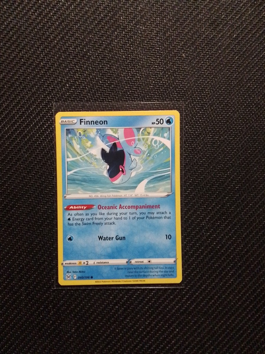 finneon pokemon card Cards Price Guide Water Ability Oceanic Accompaniment As often as you like during your turn TCG Spotlight: Some Of The