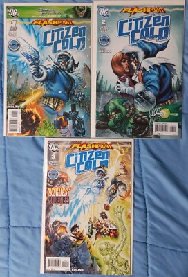 Flashpoint Citizen Cold #1,2,3 High Grade NM Complete Series