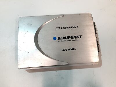 Blaupunkt Verstärker GTA 2 Speial Mk II 2/1 Chanel Power Amplifier 400 Watts