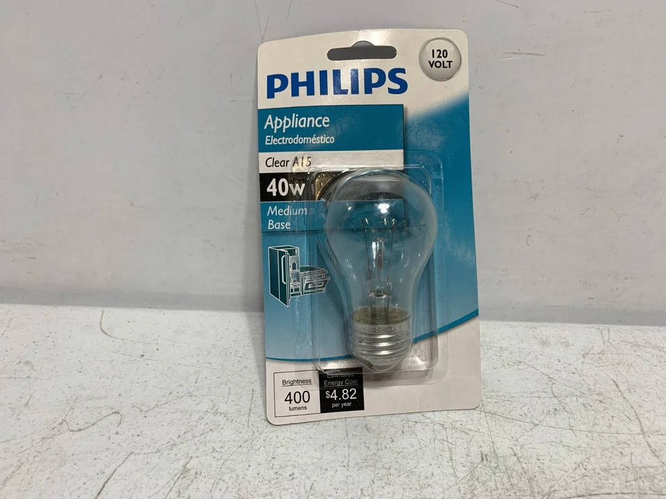 Philips BC40A15/LL 120V 12/1 P5 Light Bulb 40 Watt 120V (lot of 7) - Image 2 of 3