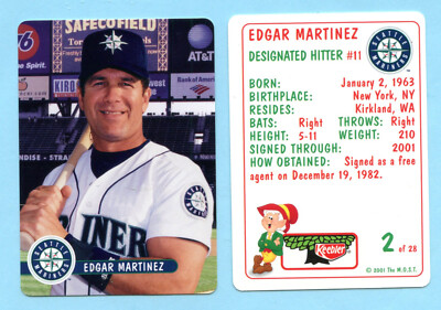 2001 The M.O.S.T Keebler- 2001 Seattle Mariners - Edgar Martinez - Box 801