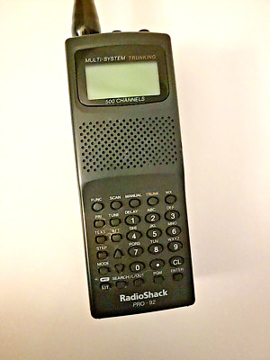 Radioshack PRO-92 Multi-System Trunking Scanner Receiver 500 Channels