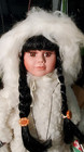 Eskimo Porcelain w/Fish Necklace  Heritage Dolls Inspired by Indian Arts&Crafts — photo 2