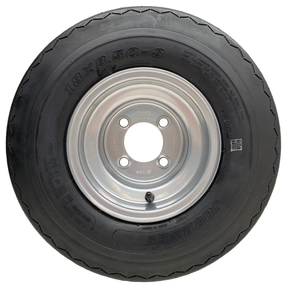 18x8.50-8 Golfcart Buggy Räder 4-lagig Grasreifen auf Felgen Wanda P509 (2er ... - Bild 4 von 4