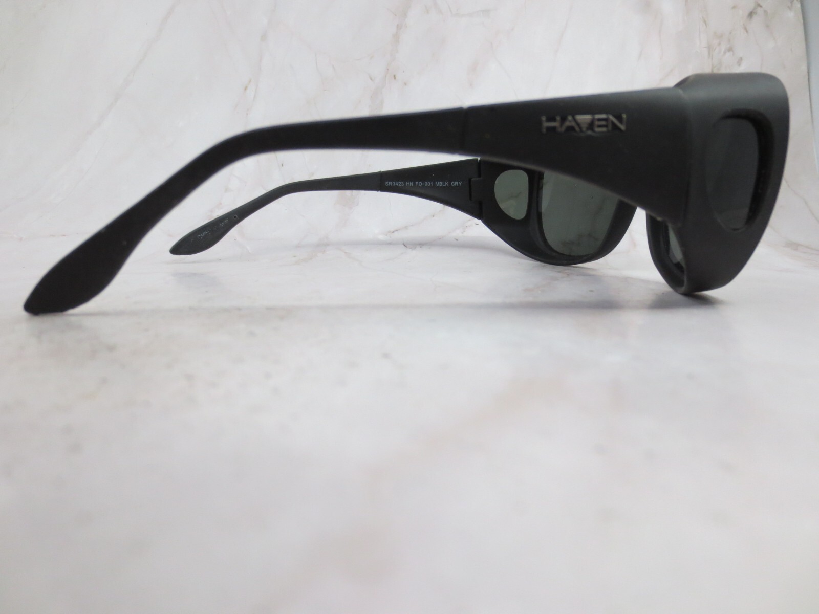Ironman Foster Grant Sunglasses Frame SR0423 FO-001 Men's Black Plastic Full Rim image 5
