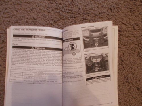 2007 Can-Am BRP Outlander 500 / 650 / 800 EFI Owner's Operator's Manual - Foto 3 di 3