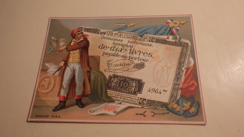 1880.Marat (chromo assignat revolution).