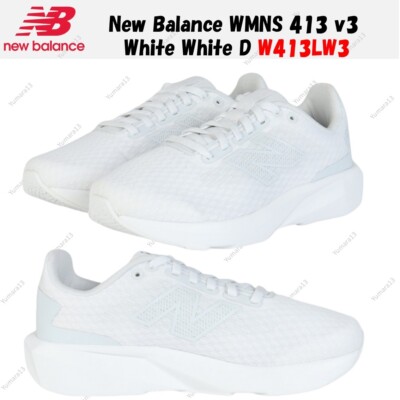 New Balance WMNS 413 v3 White White D W413LW3  Women's Size