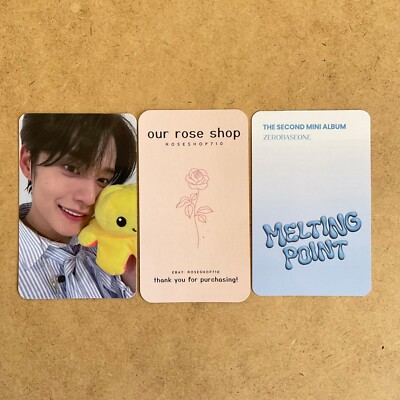 ZB1 Zerobaseone Melting Point Official Olive Young POB Photocard