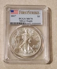 2017 1oz Silver Eagle PCGS MS70 First Strike