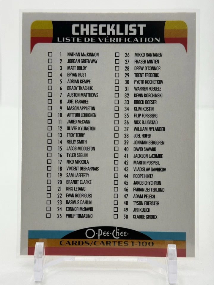 2024-25 OPC O-Pee-Chee Retro Base (#1-100) Complete Your Set, You Pick / Choose! - Image 2 of 4