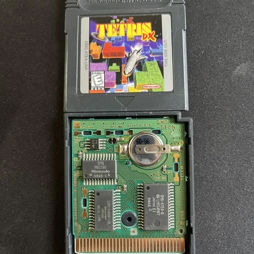 Tetris DX (Nintendo Game Boy Color GBC, 1998) Authentic Cartridge Tested Cleaned
