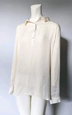 Anthropologie Dolan Blouse Long Sleeve Top Shirt Women's Size L (#113)