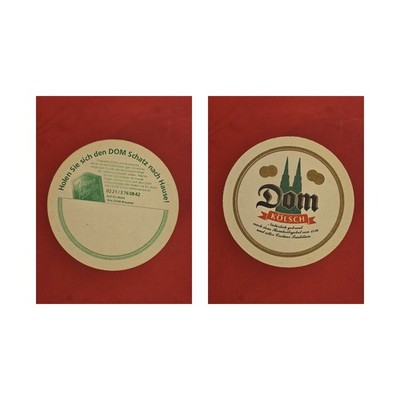 Dom Kölsch bring the DOM treasure home! brewery beer mat beer