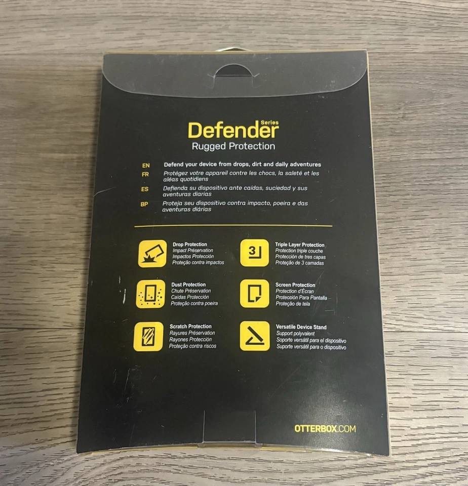 OtterBox Defender Series Case & Stand for Apple iPad Mini 4 Black New - Image 2 of 2