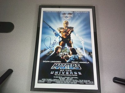 Masters Of The Universe Live Action: Robert Duncan Signed 11x17 Print w/ COA