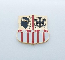 Badge Pin football clubs in France - AC Ajaccio.