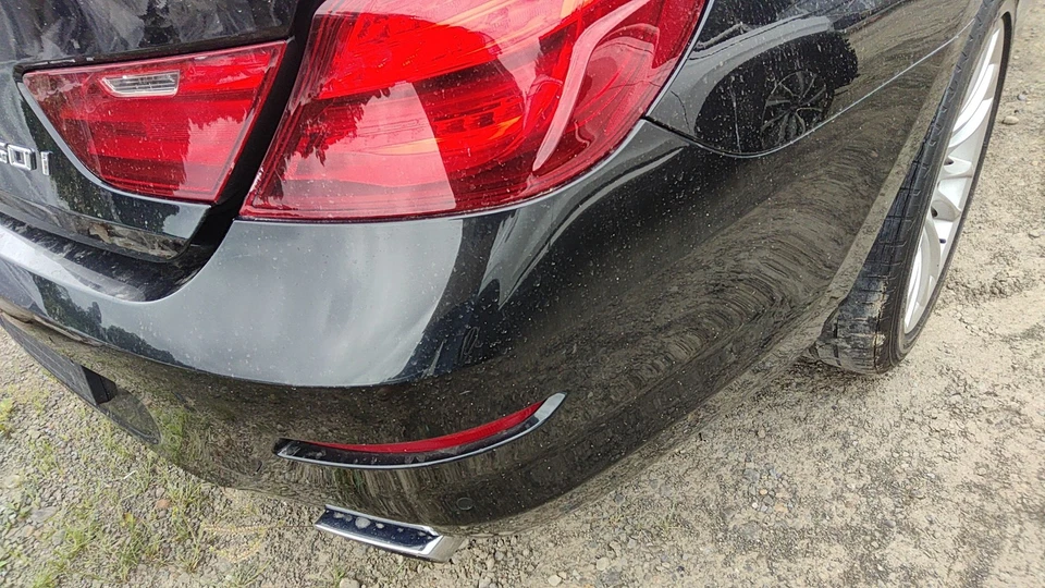 13 BMW 650I Rear Bumper Black Sapphire Metallic475 - Image 2 of 3