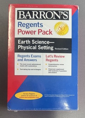 Barron's Regents Power Pack Earth Science - Physical Setting   NEW & SEALED!!