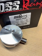 SBF 347 Stroker  Forged -3cc Flat Top Inline DSS Racing GSX pistons. 4.030" Bore