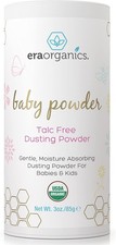 Era Organics Talc-Free Organic Baby Powder - USDA 3 Ounce Pack of 1 