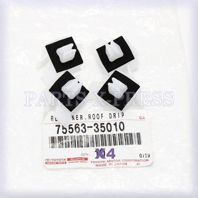 GENUINE TOYOTA FJ CRUISER UPPER WINDSHIELD REVEAL MOLDING W/ CLIPS