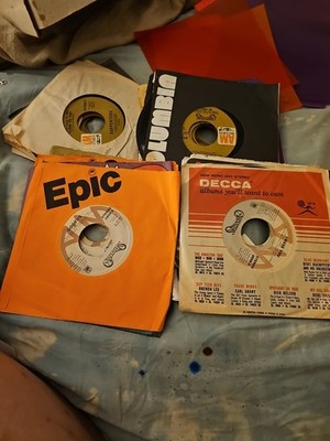 RARE LOT 7'' vinyl 45's incl CARPENTERS 