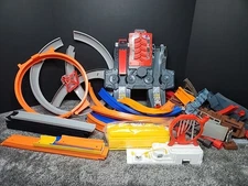Hot Wheels Mega Loop Mayhem Parts Motorized Boosters With Miscellaneous Pieces 