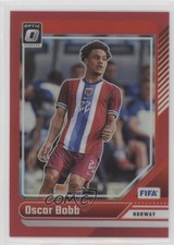 2024-25 Panini Donruss FIFA Optic Red Prizm 234/299 Oscar Bobb #97 0zu6