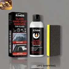 Professional Auto Glass Cleaner - Window Spot Remover & Scratch Repair Kit