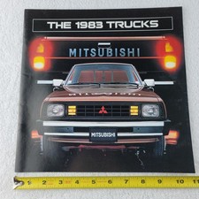 1983 Mitsubishi Mighty Max Pickup Truck Sales Brochure Spx 4wd Turbo Diesel Ad