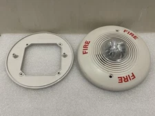 System Sensor PC2430W Fire Alarm Horn Strobe Ceiling Mount White 