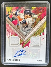2021 Panini Diamond Kings Isaac Paredes DK Material Jersey RC Auto #DKMS-IP
