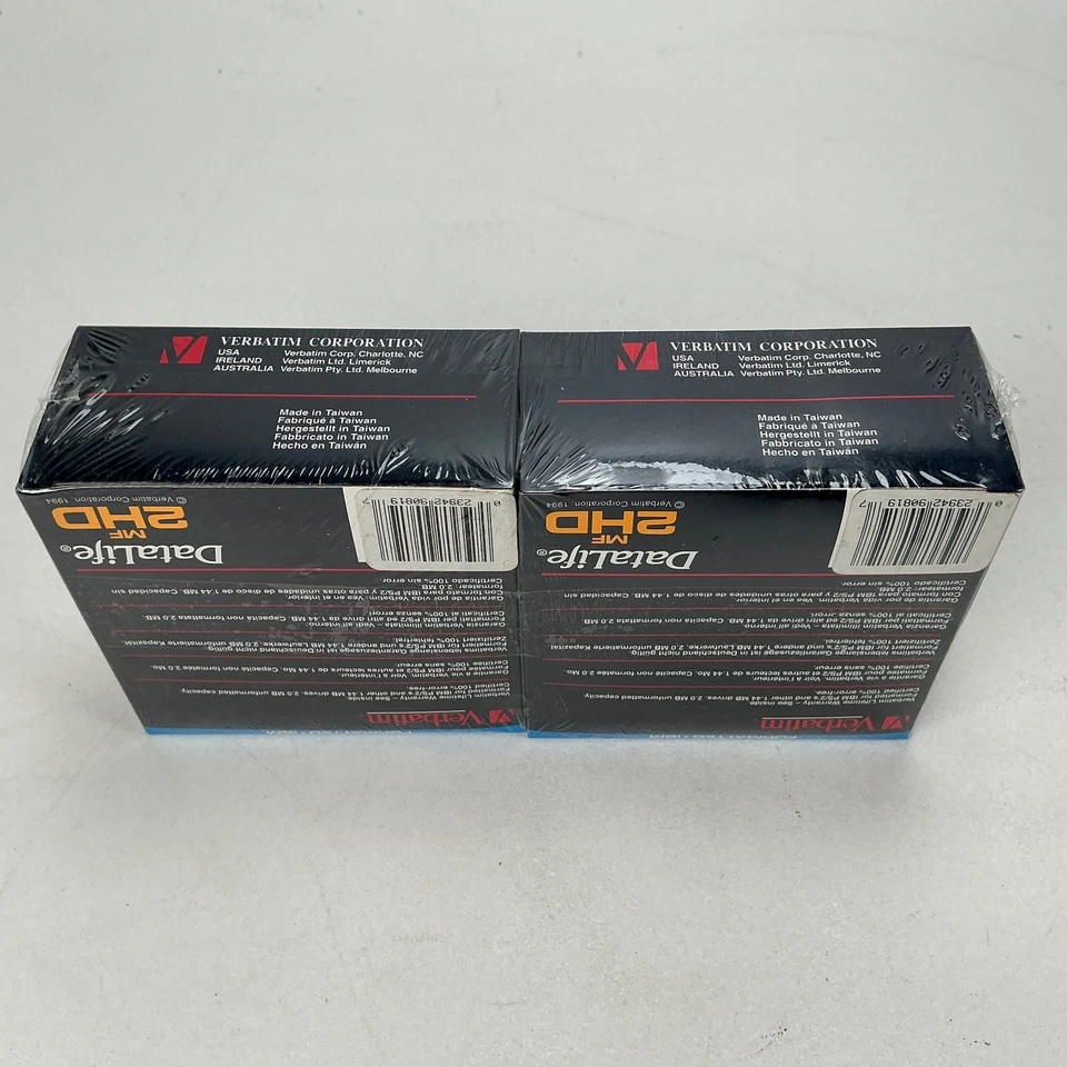 Verbatim DataLife 3.5” Microdisks 2HD 1.4 MB20-Pack IBM Format 1994 New Sealed - Image 3 of 4