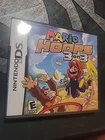 Mario Hoops 3 on 3 (Nintendo DS) Lite DSi XL 3DS 2DS w/Case, Manual & Inserts
