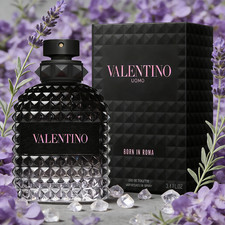 Uomo Born In Roma by Valentino 3.4 oz EDT Cologne 100ml Spray For Men New In Box