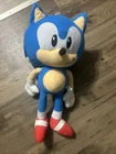 Vtg 2ft Tall Sega Classic Sonic the Hedgehog Blue Rings Plush Toy 24” Inch 2017