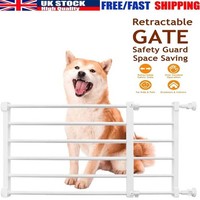 Retractable Pet Dog Gate Safety Guard Folding Baby Toddler Stair Gates Isolation