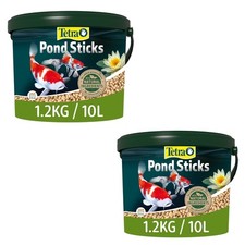 Tetra Pond Fish Food Sticks 1.2kg x2 - Biologically Balanced  Pond Fish Food